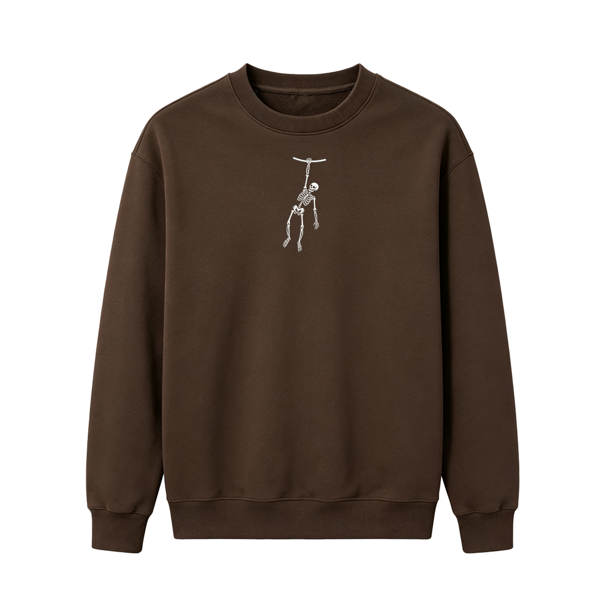 Spooky Season Skeleton Embroidered Halloween Sweatshirt