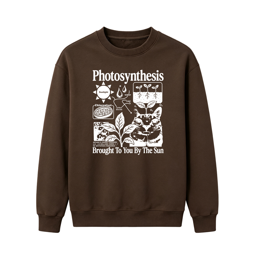 Photosynthesis Cat Oversized T-shirt