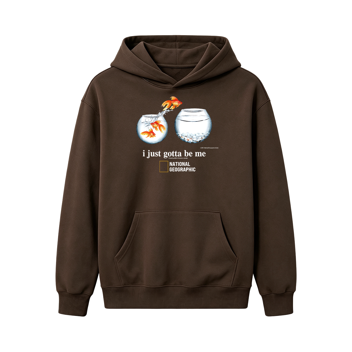 I Just Gotta Be Me Flying Goldfish Oversized T-shirt