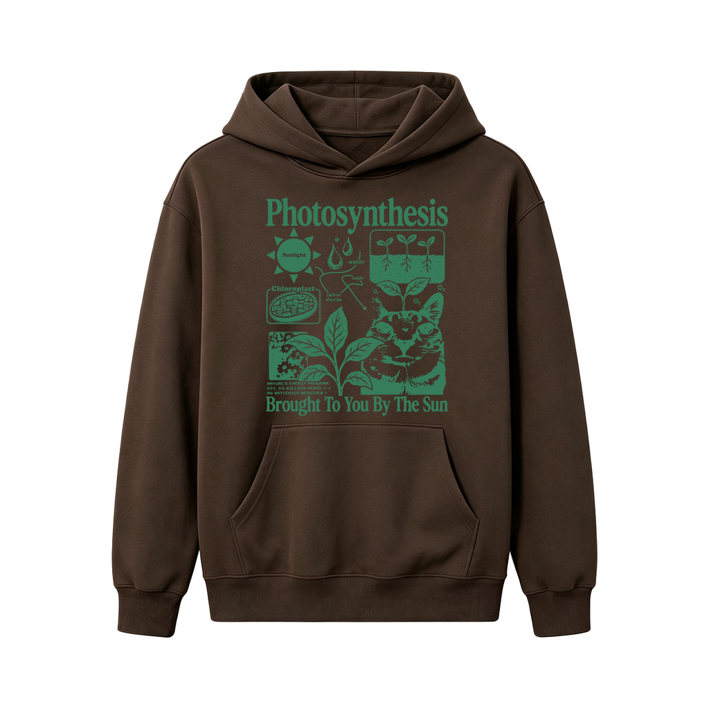 Photosynthesis Cat Oversized T-shirt