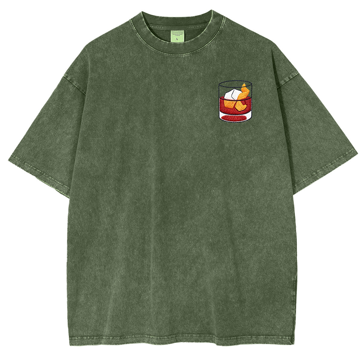 Embroidered Negroni Washed T-shirt