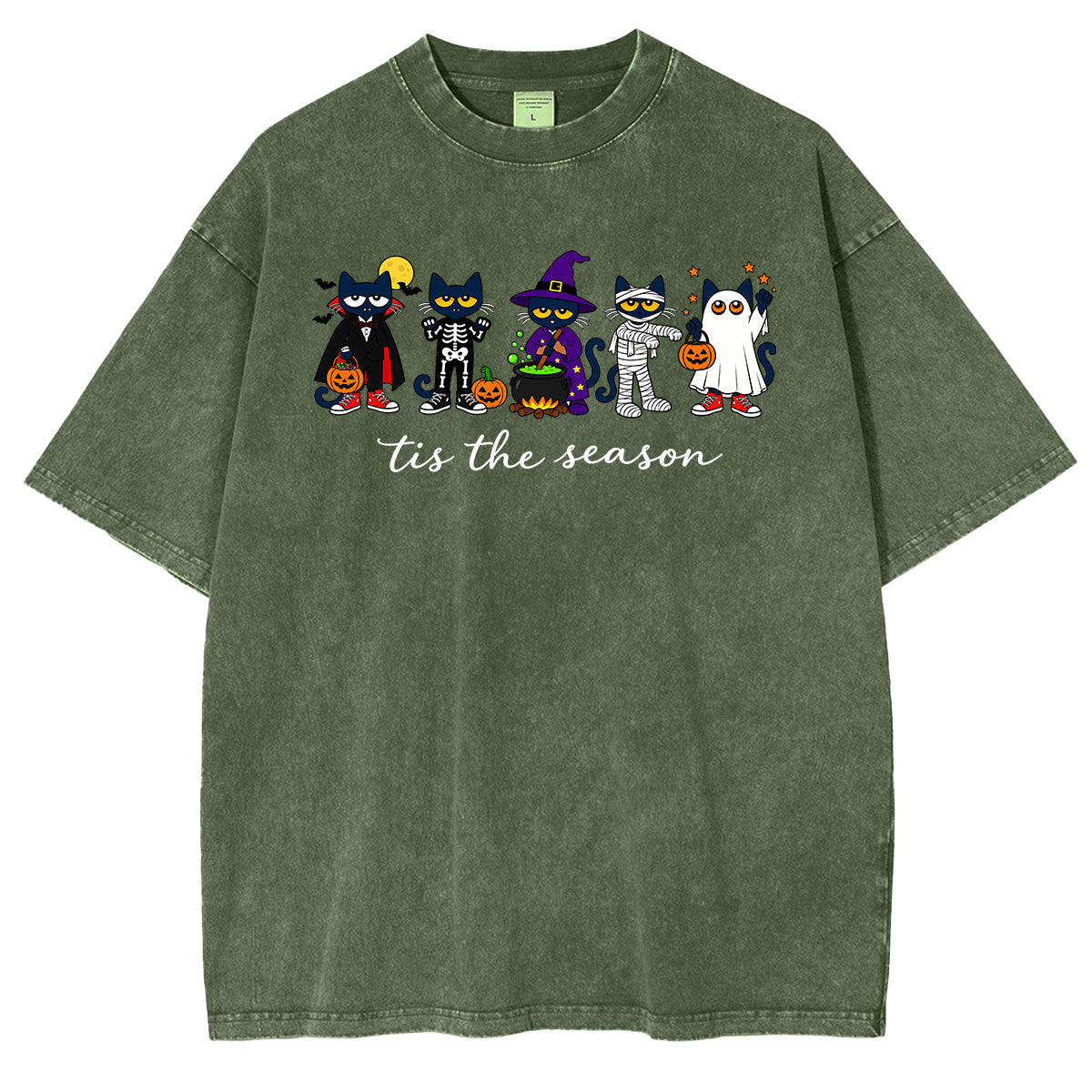 Halloween Washied T-shirt