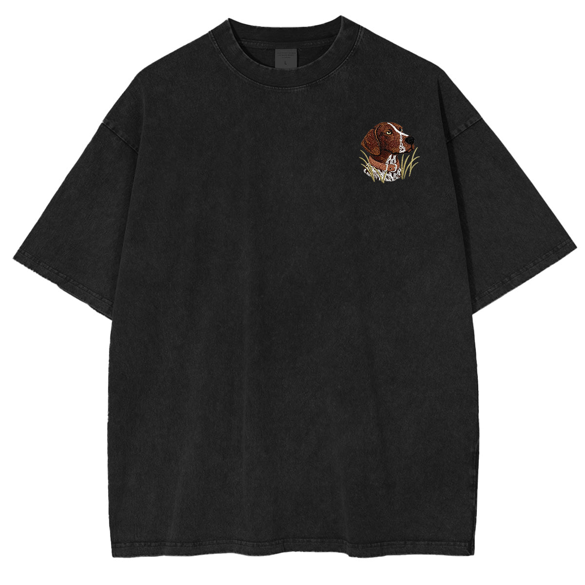 Embroidered German Shorthaired Pointer Weashed Shrit