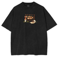 Embroidered Fashion  Washed T-shirt