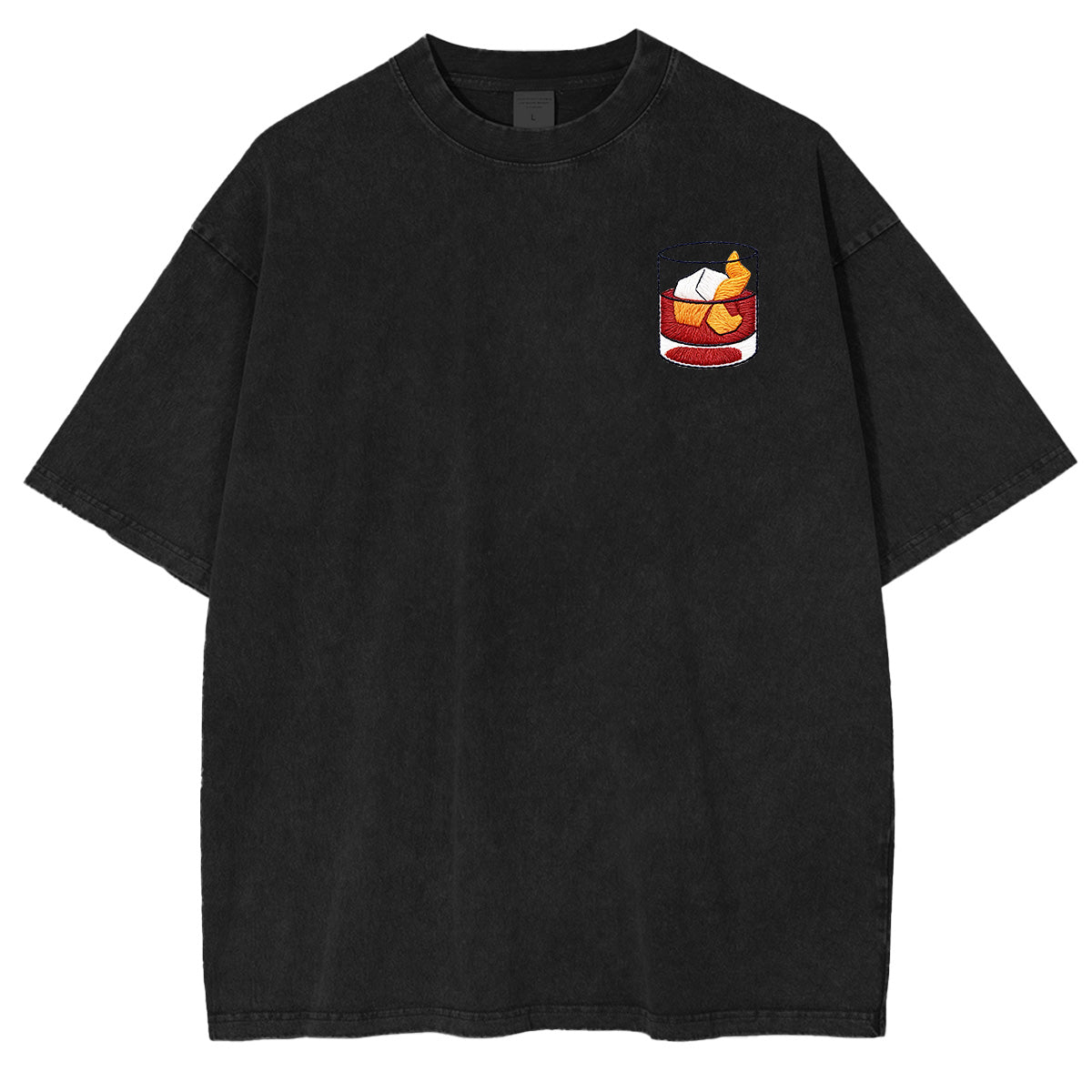 Embroidered Negroni Weashed Shrit