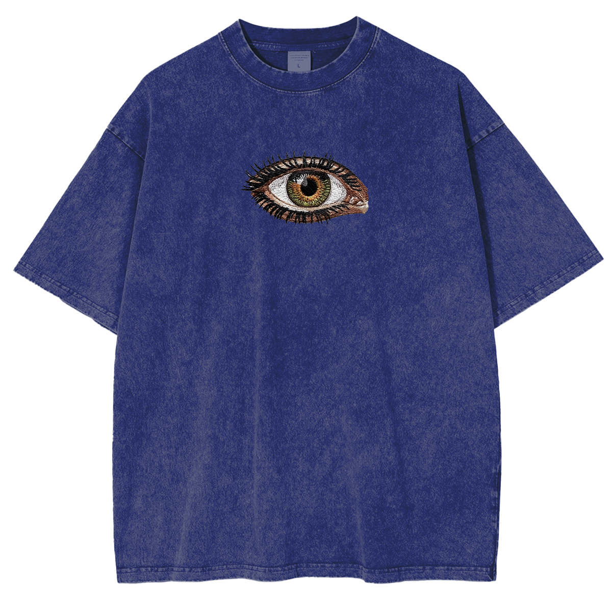 Embroidered Third Eye Washed T-shirt