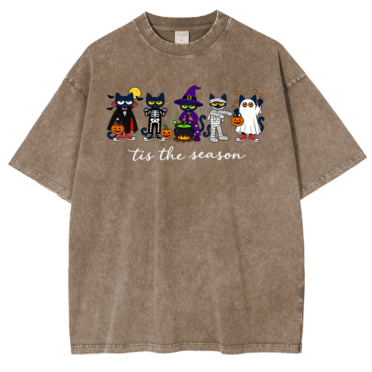 Halloween Washied T-shirt