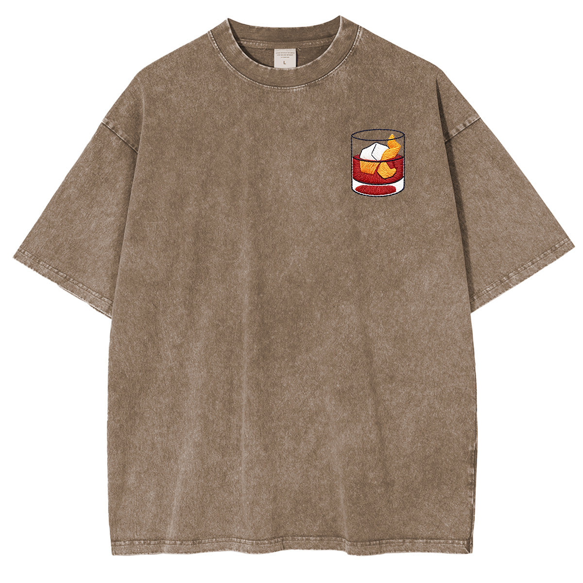 Embroidered Negroni Washed T-shirt