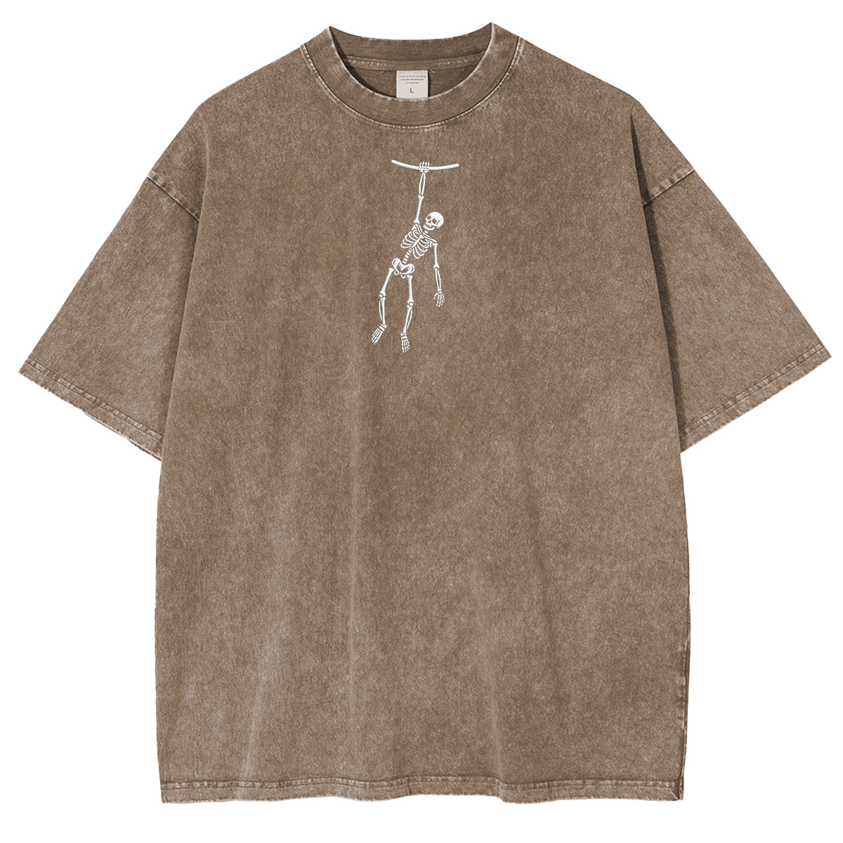 Spooky Season Skeleton Embroidered Halloween Weashed Shrit