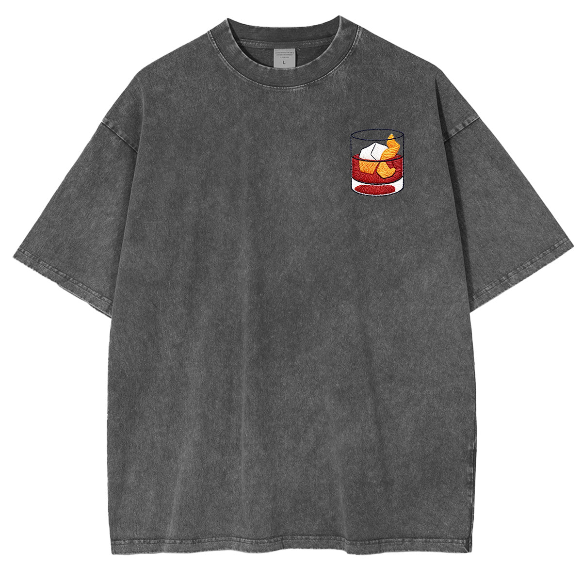 Embroidered Negroni Washed T-shirt