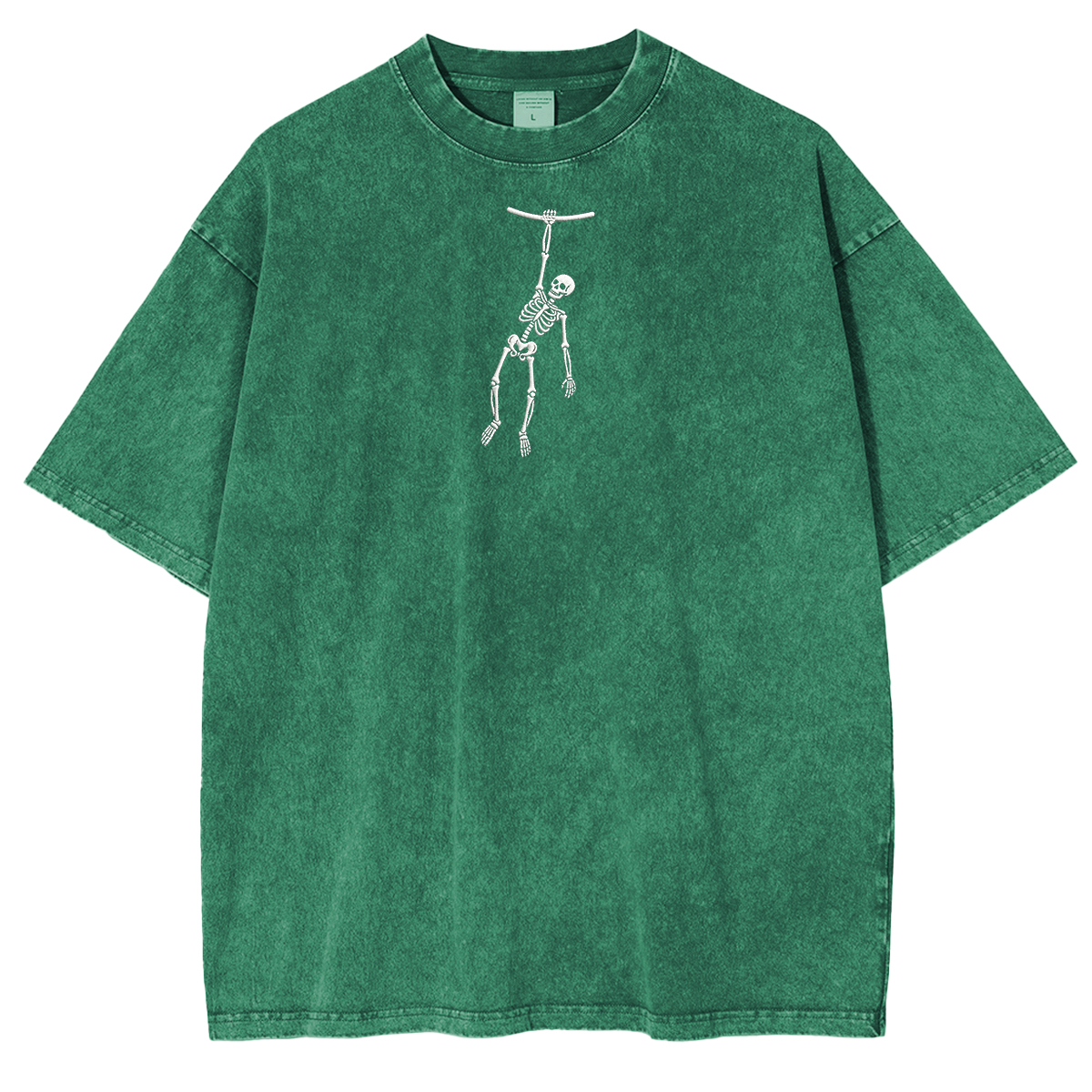 Spooky Season Skeleton Embroidered Halloween Weashed Shrit