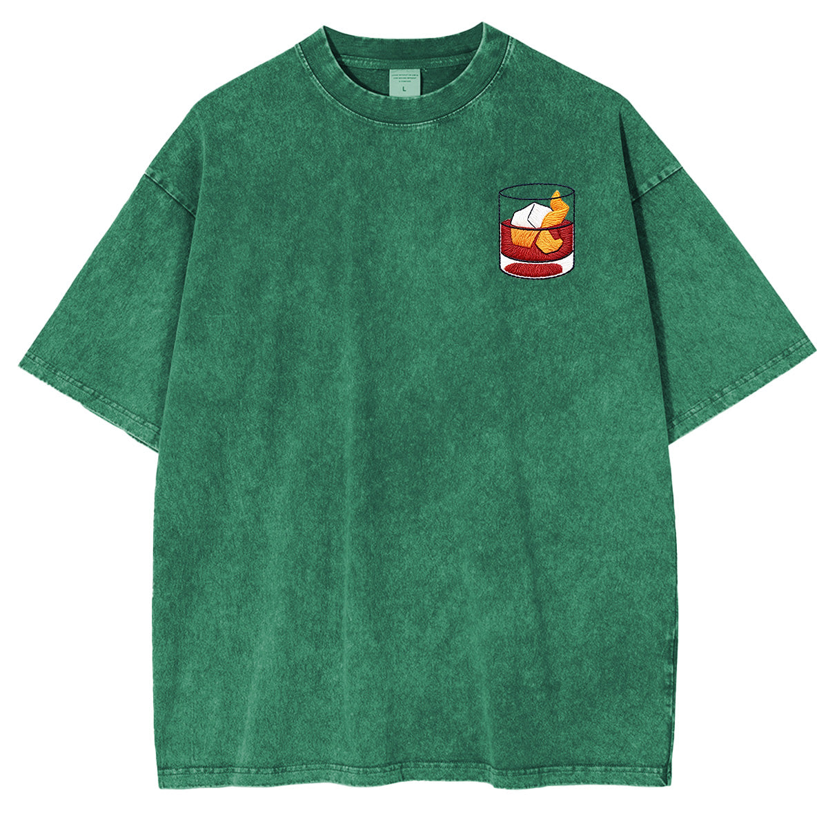 Embroidered Negroni Washed T-shirt