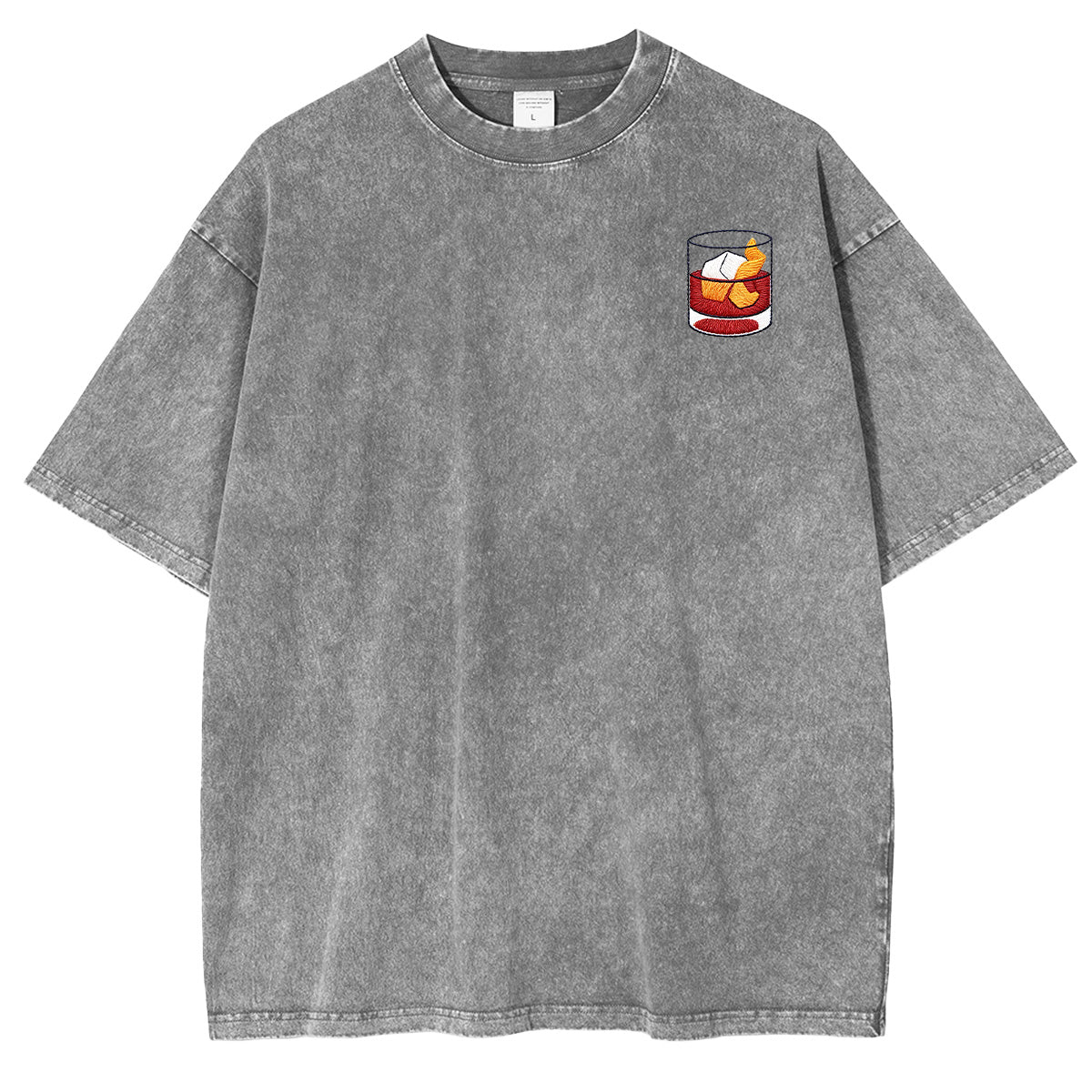 Embroidered Negroni Washed T-shirt