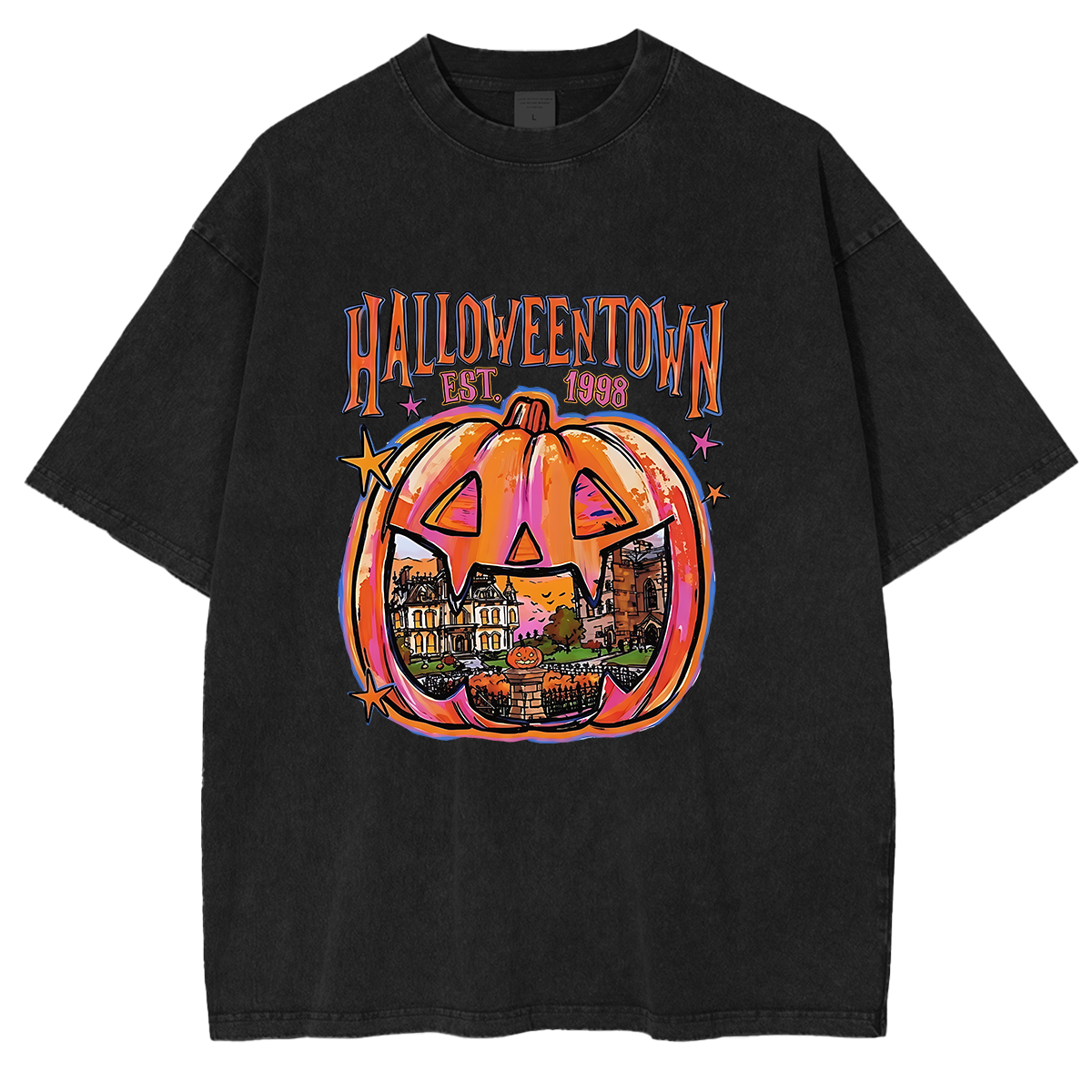 Premium Halloweentown Washed T-shirts