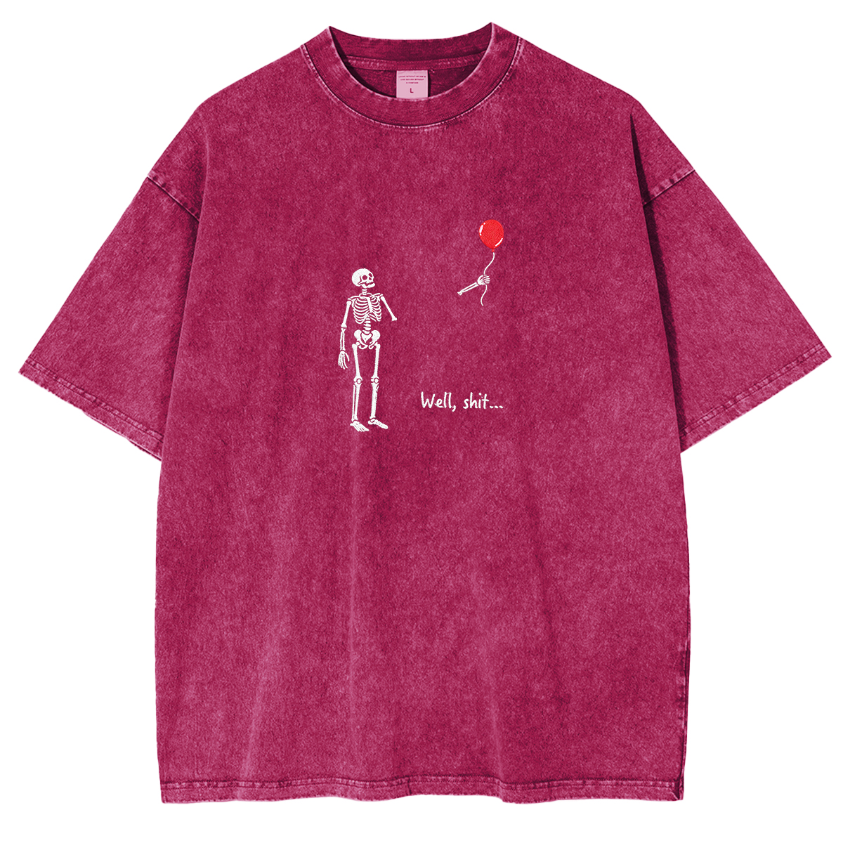 Embroidered Halloween  Weashed Shrit